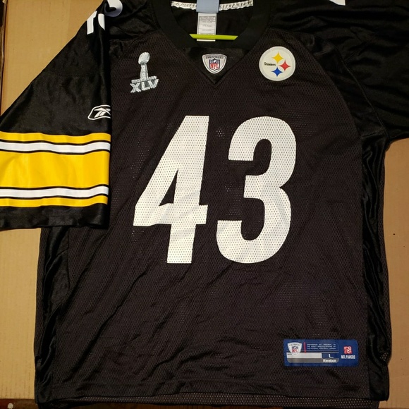 Reebok Other - PITTSBURGH STEELERS TROY POLAMALU #43 SUPER BOWL J